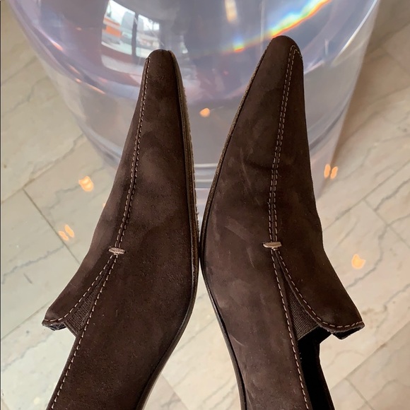 Donald J Pliner Suede & Patent Leather Heels sz 8M - Picture 8 of 8